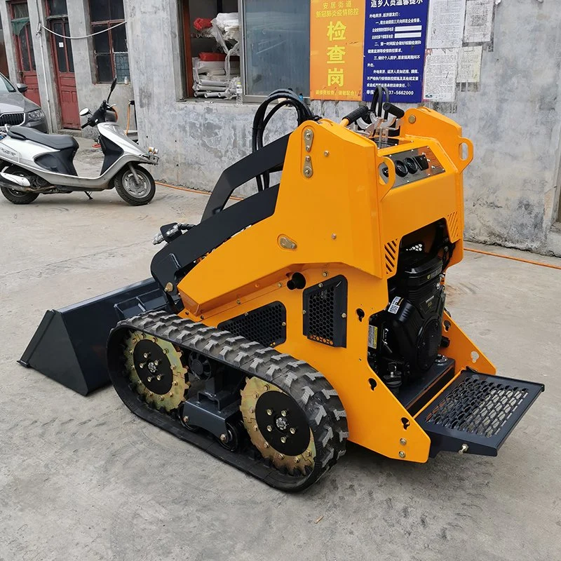 CE ISO EPA Crawler Polyvalent Skid Steer Mini Micro Roue et Chenille Tarière Mini/Petit/Tractopelle Diesel Chargeuse Frontale Télescopique à Vendre