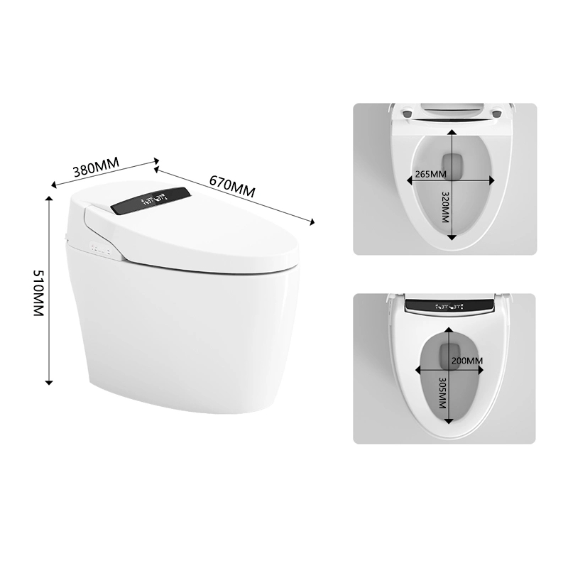 Self Cleaning Sensor Toilet Automatic Flush Remote Control Heated Inodoros Smart Toilet Intelligent with Warm Seat