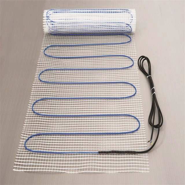 8m2 Heated Electric Radiant Floor Mat Kit 200W Underfloor Heat Mat