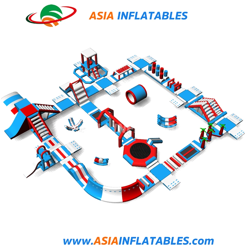 High quality/High cost performance Water Aqua Fun Park, Inflatable Sports Games, Floating Obstacle Course