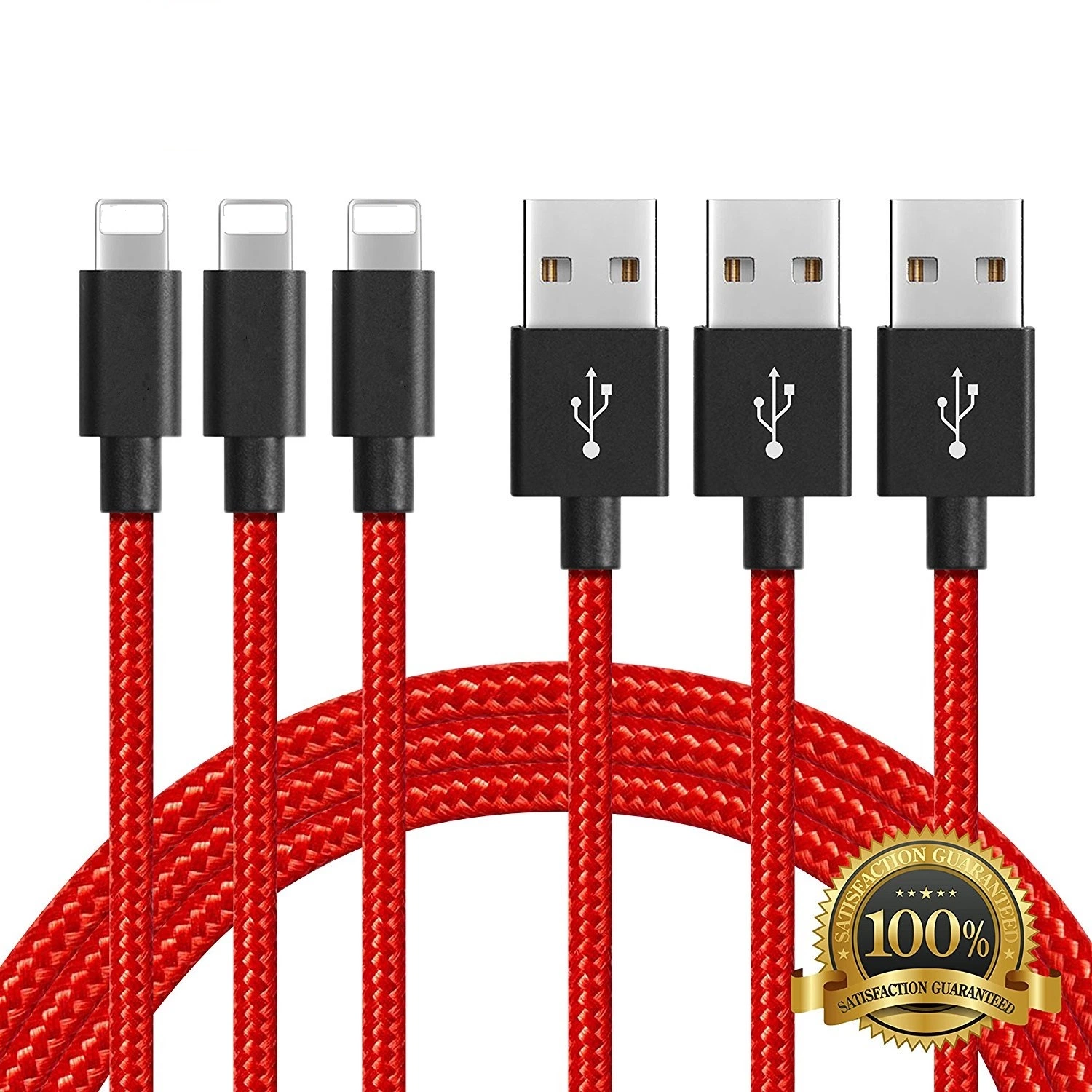 High quality/High cost performance  Best Selling 3A Fast Charging Nylon Braiding iPhone Accessories