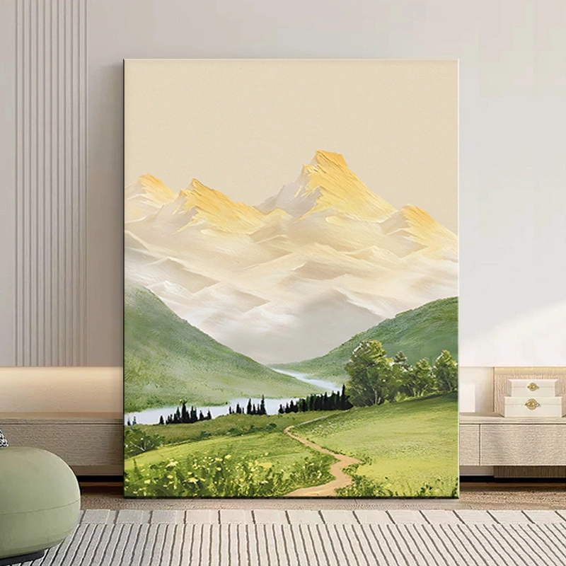 Rizhao Jinshan/Landscape Digital Oil Painting Is Purely Handicraft Painting