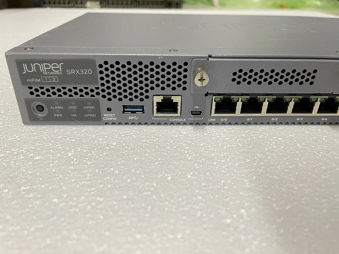 New Juniper Srx320-Sys-Jb Srx320 8ge Services Gateway Firewall Srx320-Sys-Jb