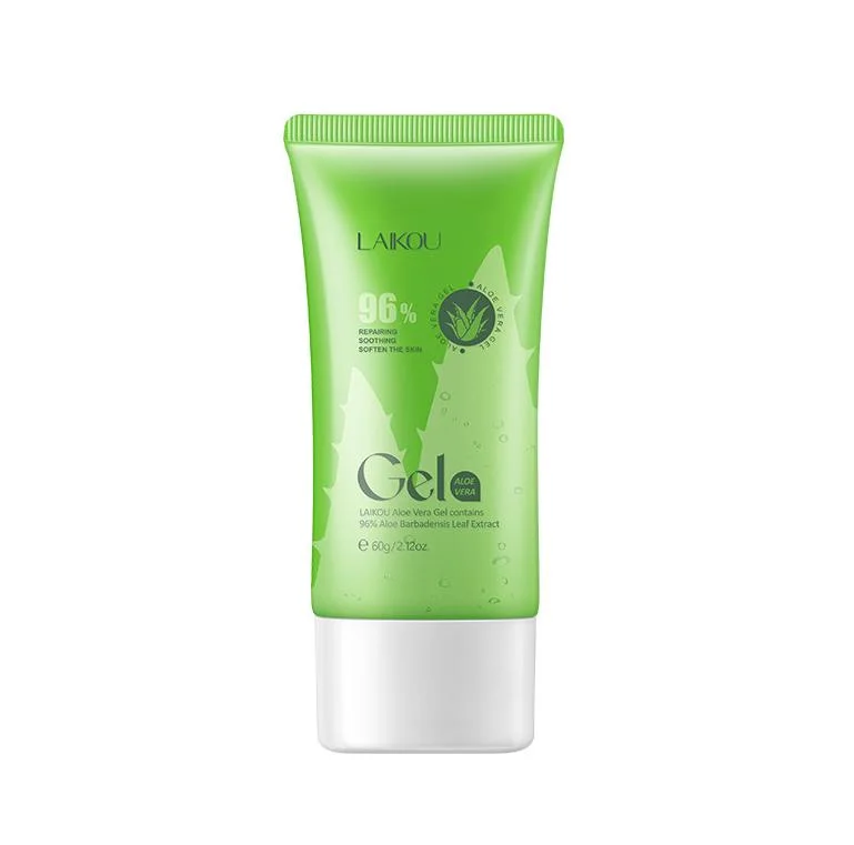 Comercio al por mayor de la piel orgánicos cuidado CALMANTE 60 ml Gel Hidratante Piel de Suavizado de tubo de gel de Aloe Vera