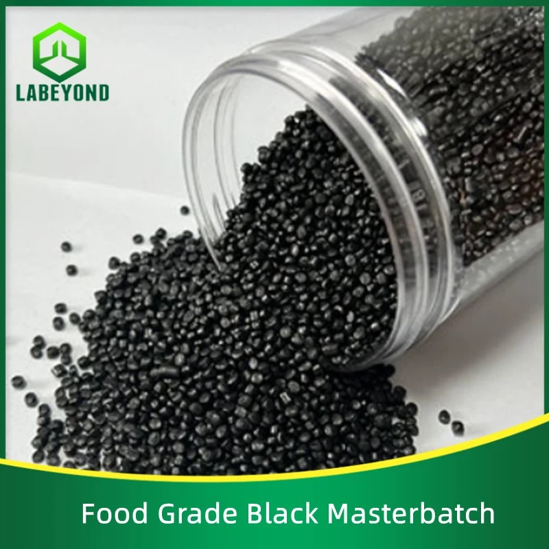 Food Grade Plastic Pellets PE/PP/EVA/ABS/Pet Carbon Black Masterbatch for Film Blowing Injection and Extrusion