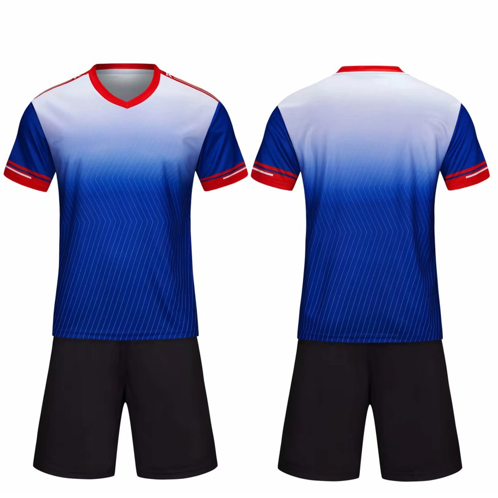 Novo Design Original Bordados equipa de futebol camisa barato grossista homens Football Jersey