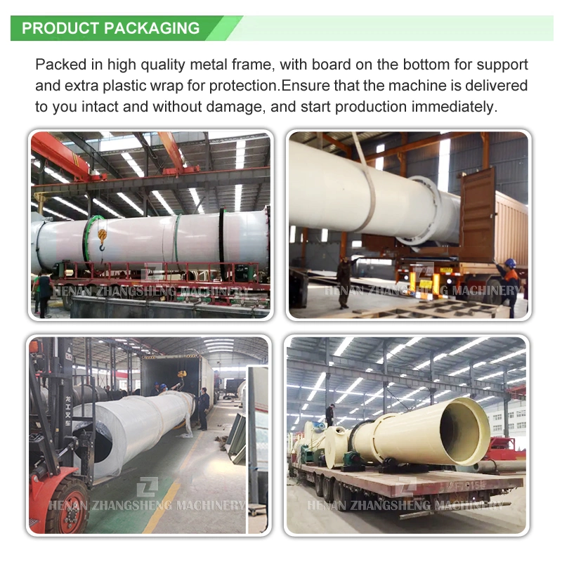 Factory Supply Drying Equipment Alfalfa Rotary Dryer Biomass Dryer