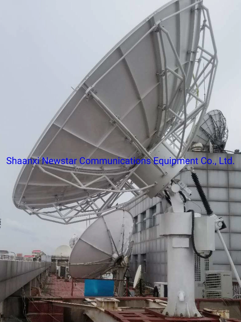 3.7m Parabolic Turntable Earth Station Communication Antenna