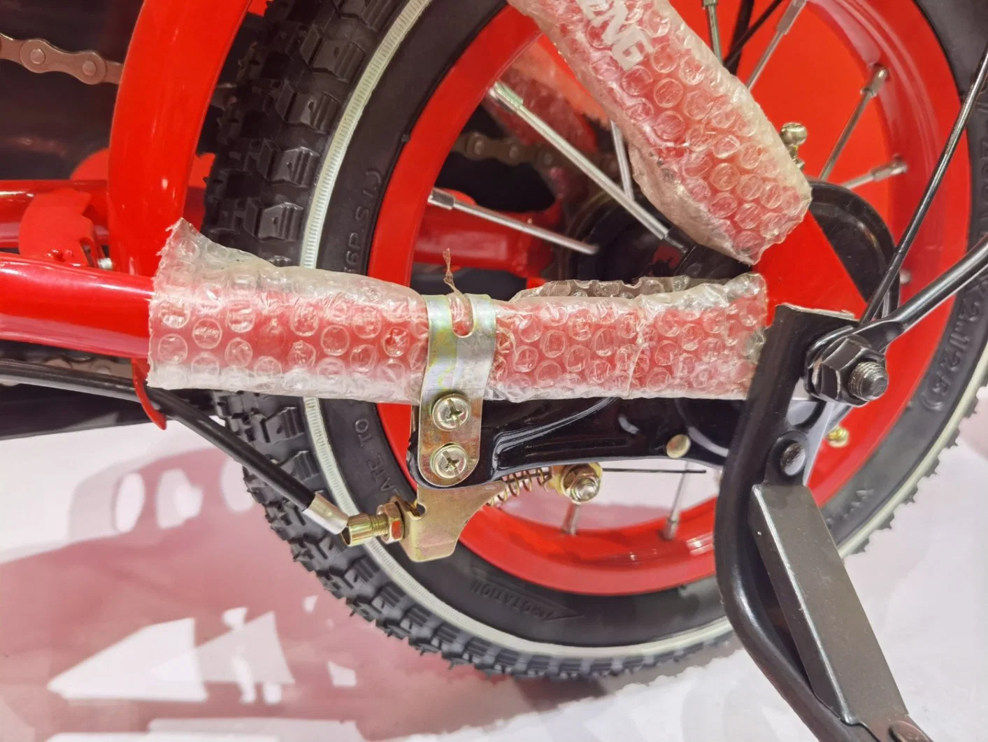 Bicicleta para criança de 12 polegadas com travão de disco duplo/estrutura de aço para rapariga com roda de flash PU tamanho da roda para bicicleta de 12", 12/14/16 polegadas