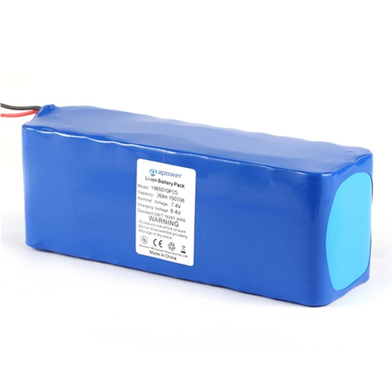 Hot Sale 7.4V 26ah Li-ion Rechargeable 18650 Battery Pack