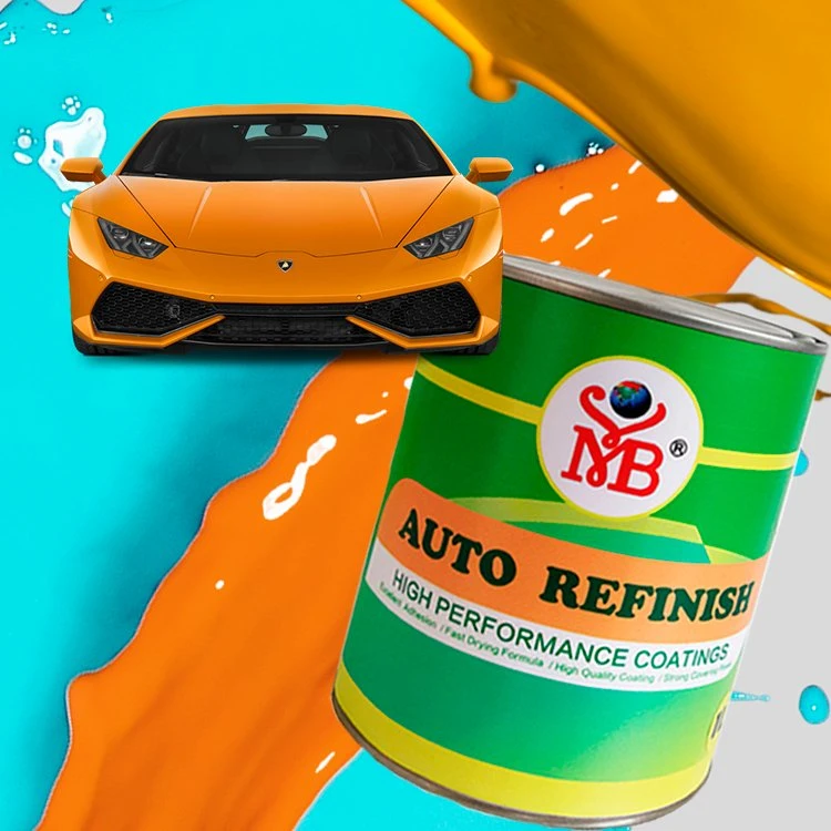 Hot Sell Auto Refinish Spray Paint Solid Color Whole Sale Car Paint