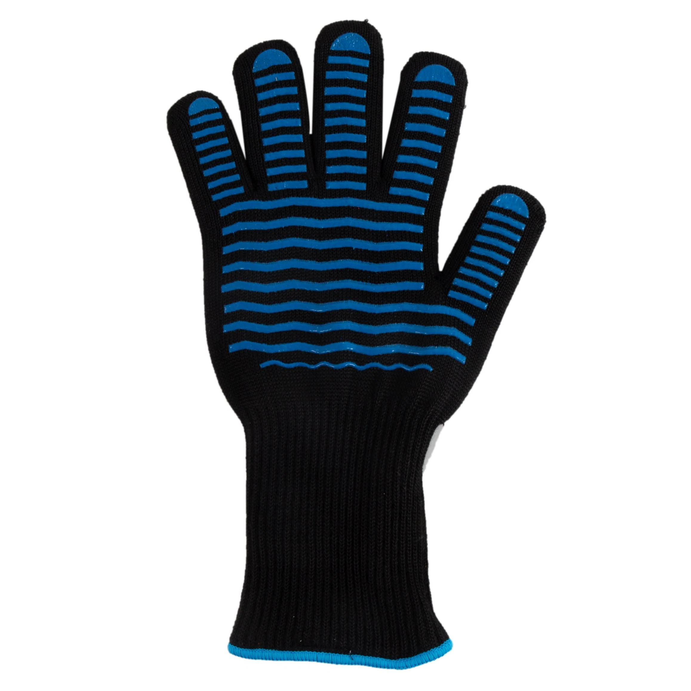 Aramid Fiber High Temperature Protective Glove Both Sides Silicone