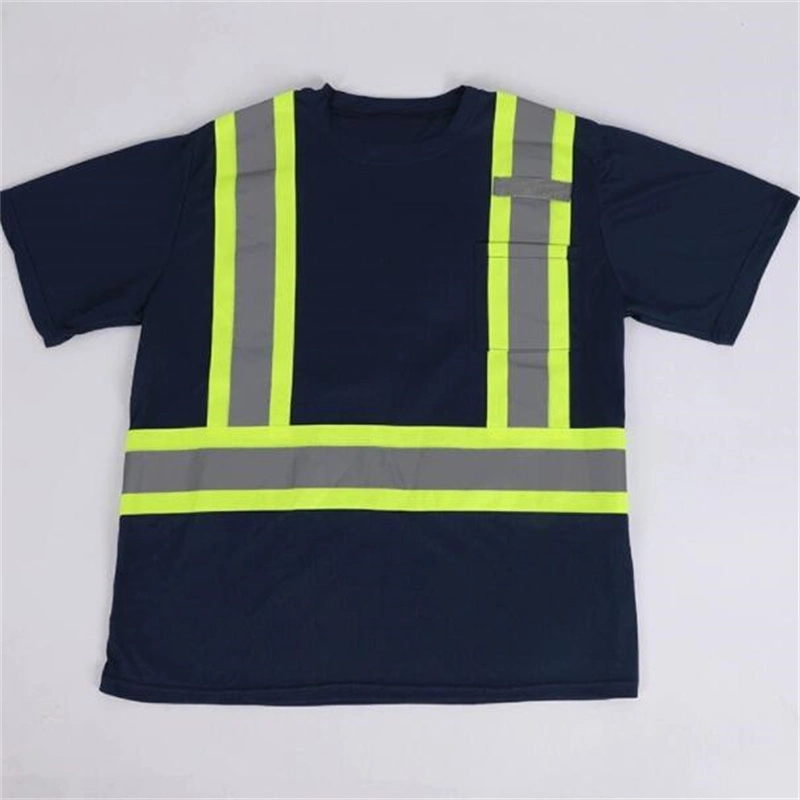 Construction Reflective Apparel Safety Work Tee Shirts