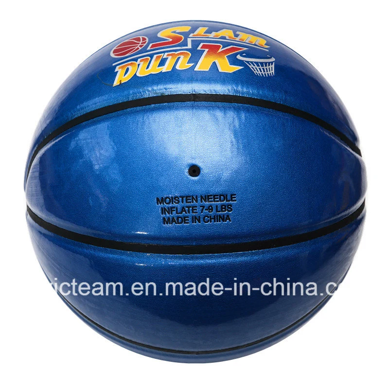 Superficie de la mancha azul brillante personalizados Baloncesto brillante