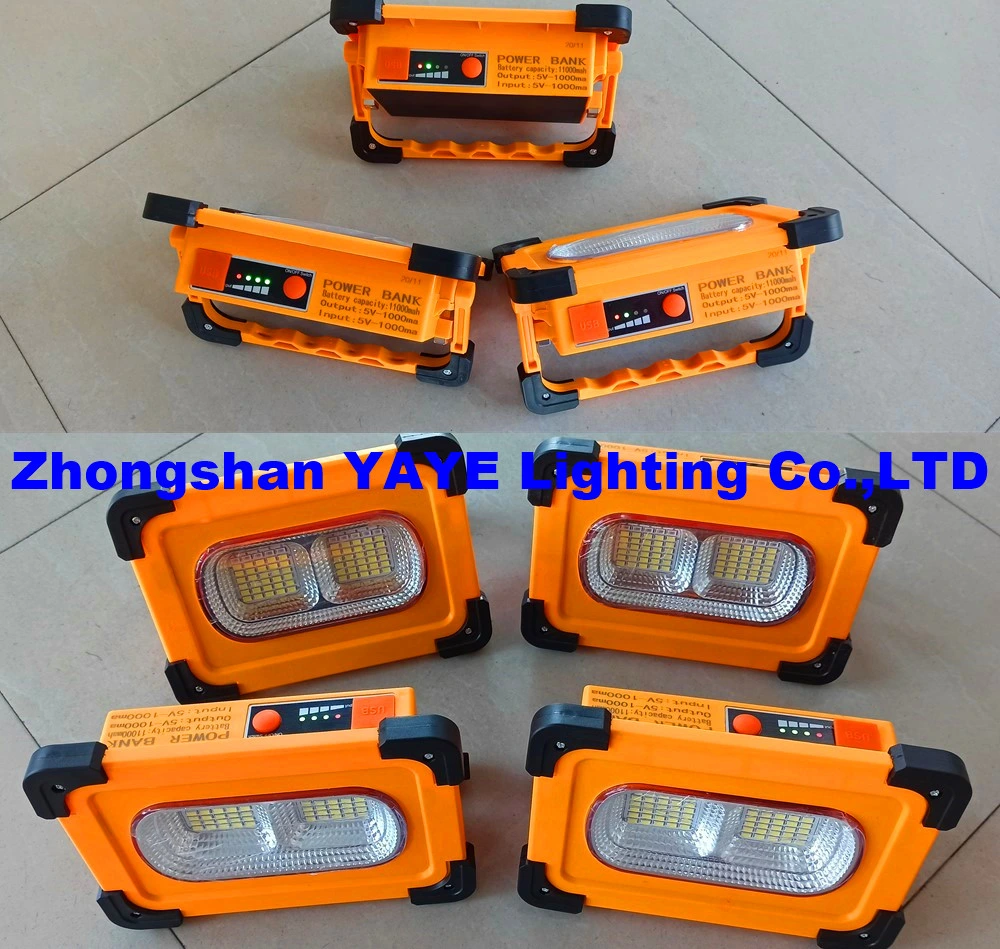 Yaye Factory Manufacturer Price 100W Solar USB LED Rechargeable Emergency Portable Multi-Functional Lamp with 2 Years Warranty 1000PCS Stock