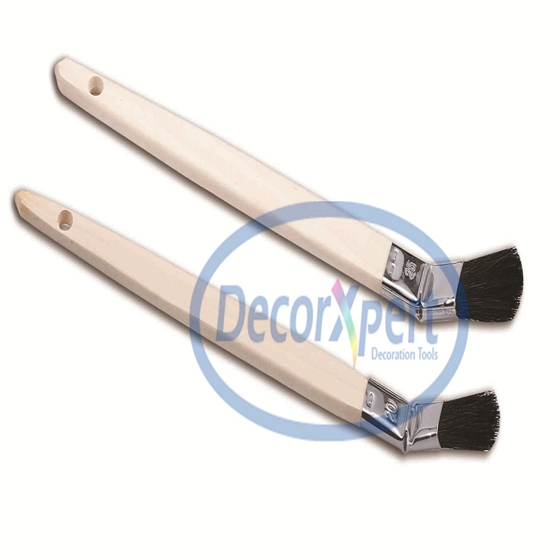 Paint Brushes Long Wooden Handle PBT Synthetic Filament Paint Brush Radiator Brush