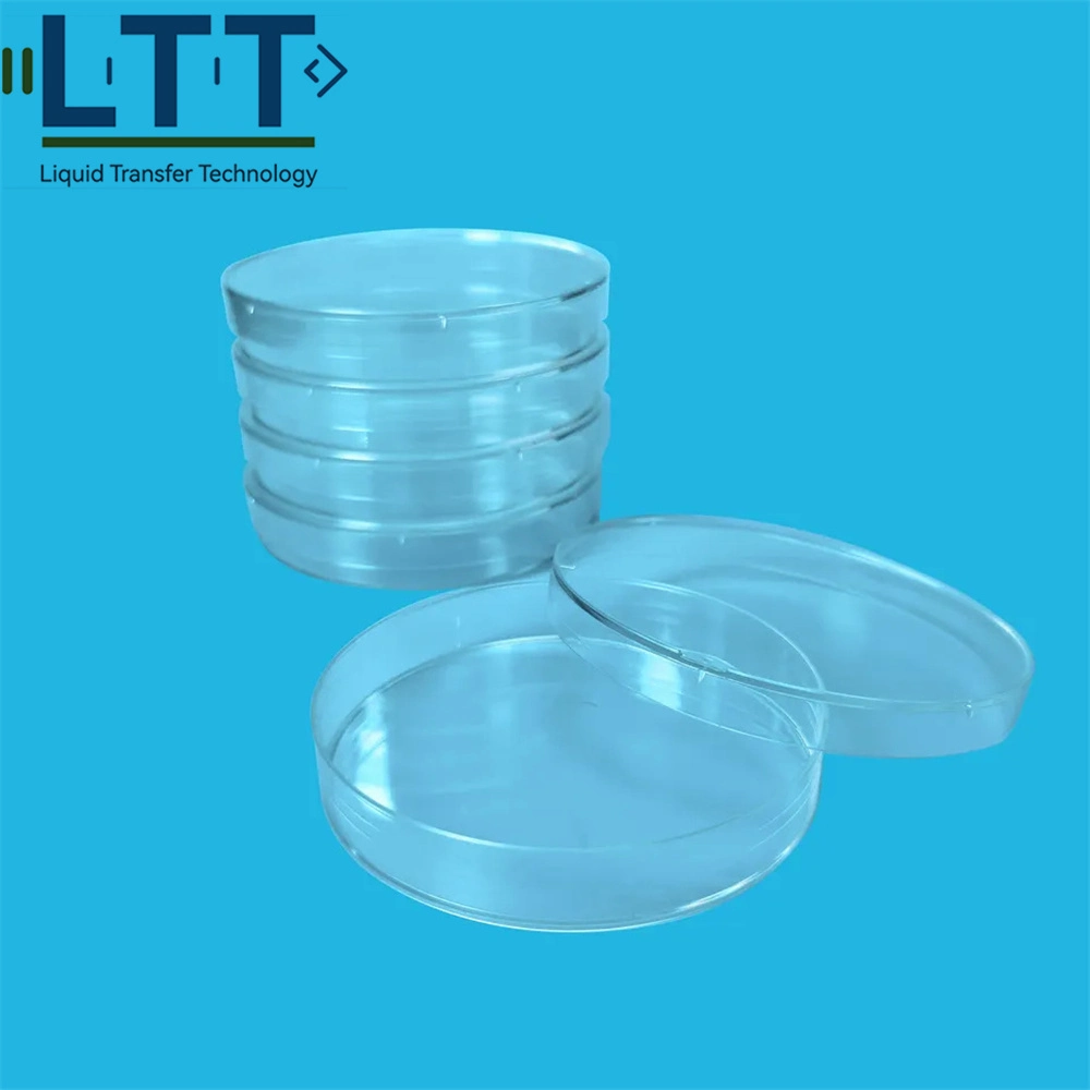 Laboratory Plastic Glass Petri Dish Cell Culture Dish Sterile Medium Liquan Brand