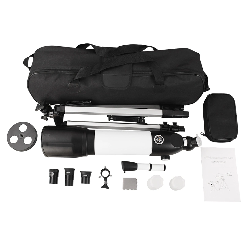 700 mm de alto Refractor pequeño telescopio con trípode Bolsa (BM-CF70090)