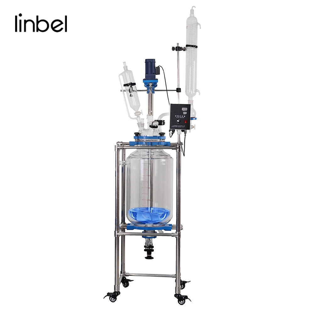 Hot Sale 20L 50L 100L équipement de laboratoire 200 L'isolant chemisé pour réacteur pharmacie double