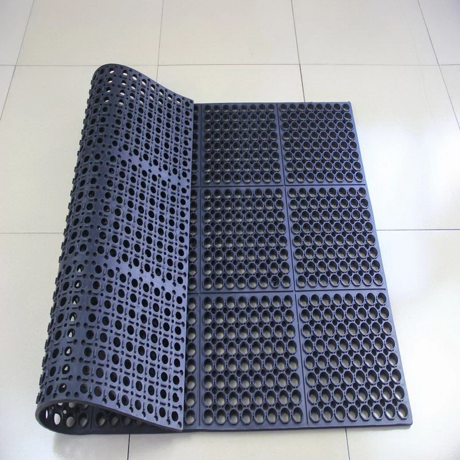 Heavy Duty Rubber Grass Protection Safety Hollow Outdoor Mat