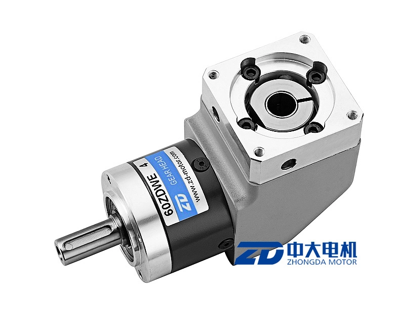 Round Mounting Flange Right Angle Planetary Gearbox