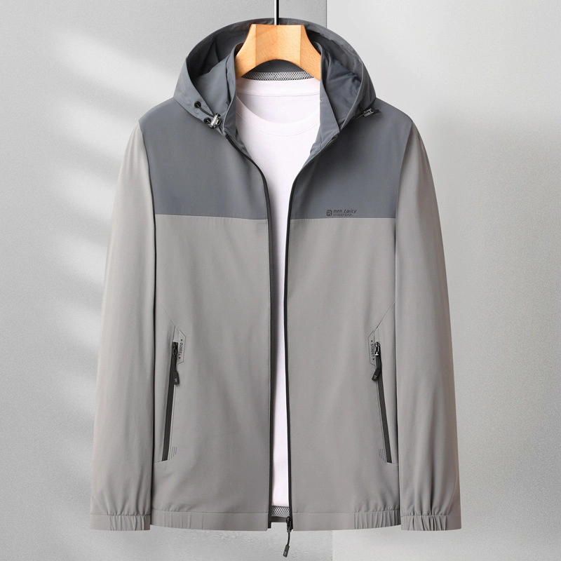 Factory Price Custom Zipper Windproof Hoodie Waterproof Soft Shell Windbreaker Warm Jacket