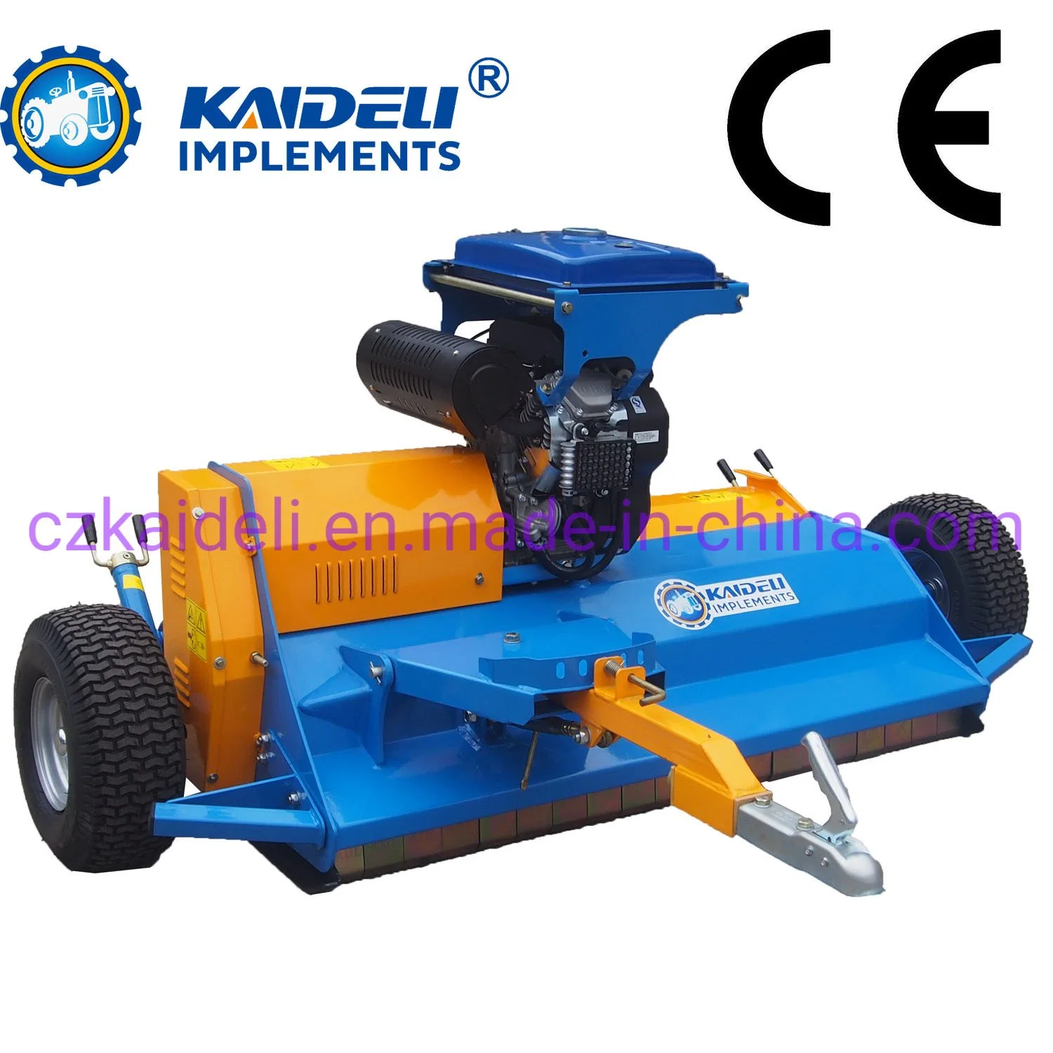 At145kz ATV Mower Wheels Can Be Mounted at Sides or Rear