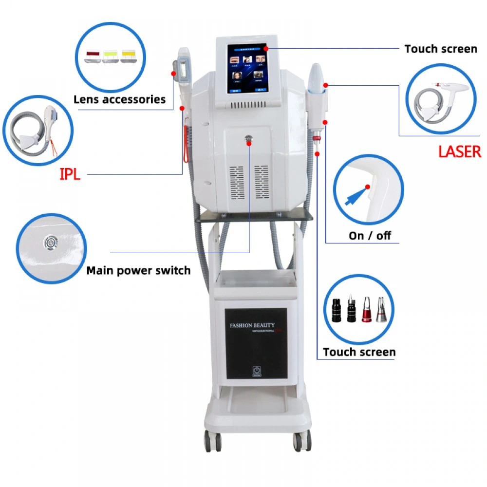 Hot Sale Eyebrow Removal 1064nm 532nm ND YAG Laser Machine Beauty Equipment