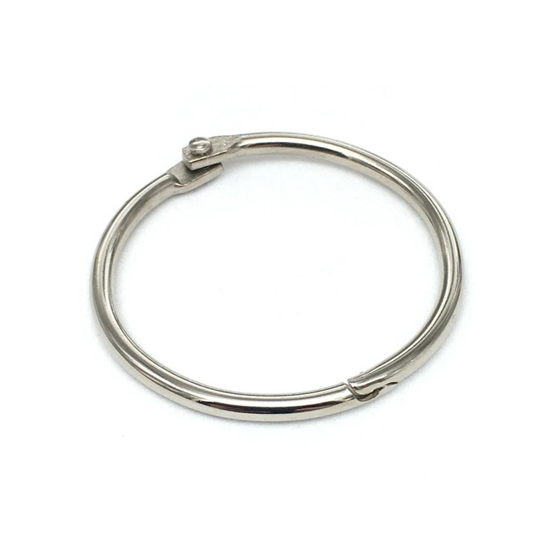 One Side Open Key Metal Ring Keyring Book Ring