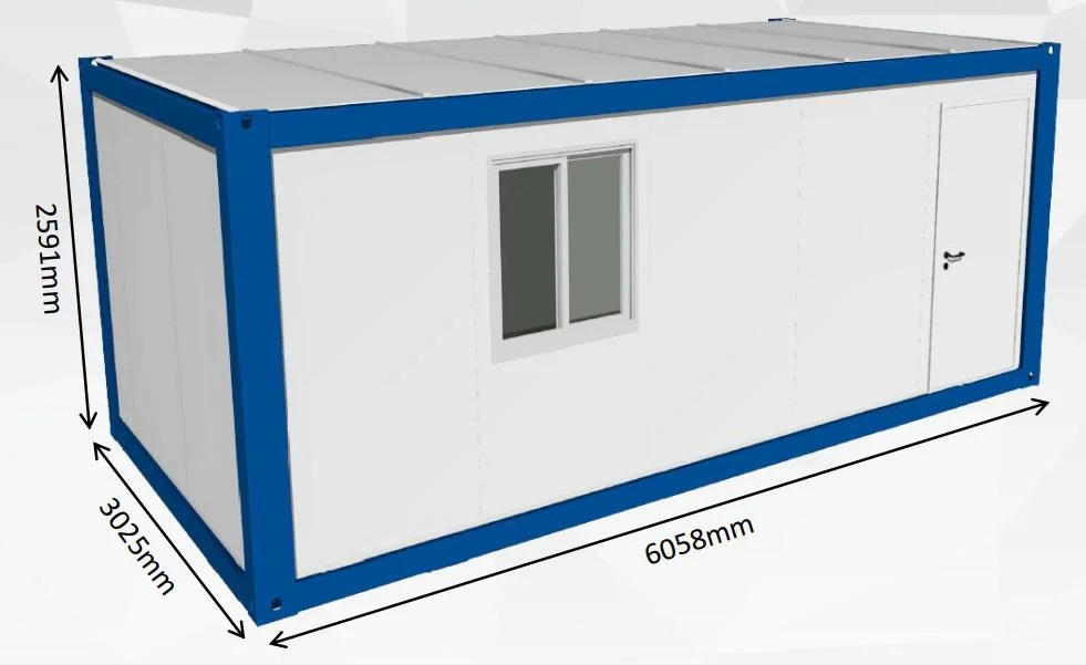 China Low Cost Container School with Classroom/Toilet/Dining Room/Office