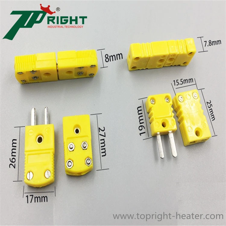 All Type Connectors Thermocouple Plug Male and Female