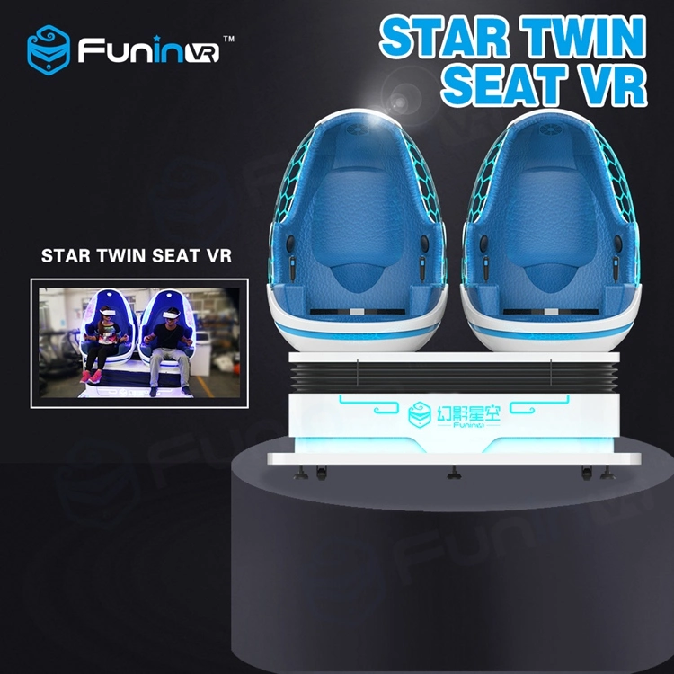 Venda a quente simulador interativo de dois lugares Vr Star Twin Vr do Banco para o parque de diversões