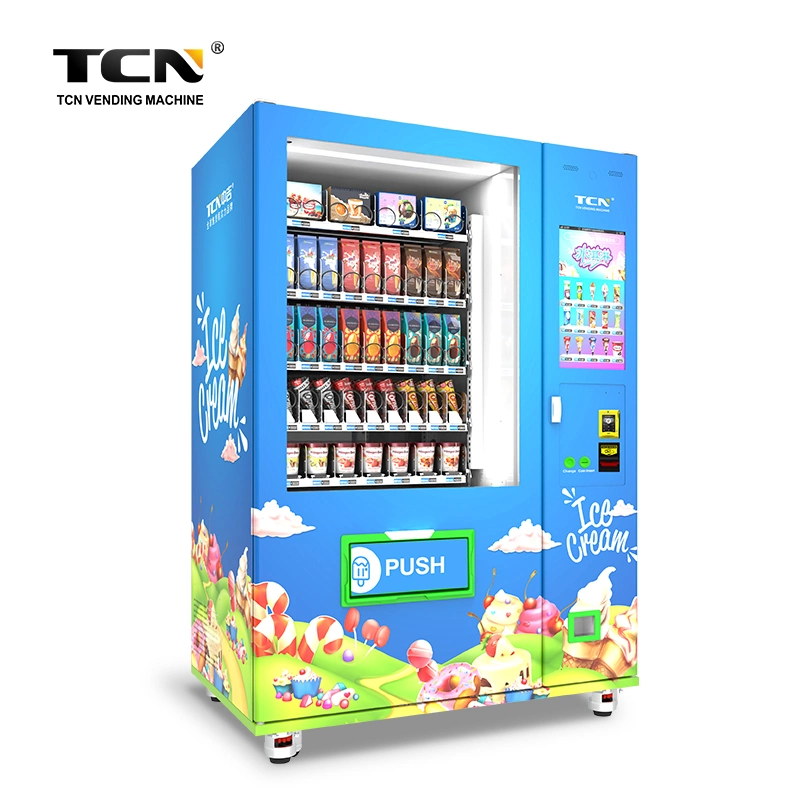 Tcn Quick Frozen Vending Machine Freeze Automatic Frozen Sea Food Vending Machine