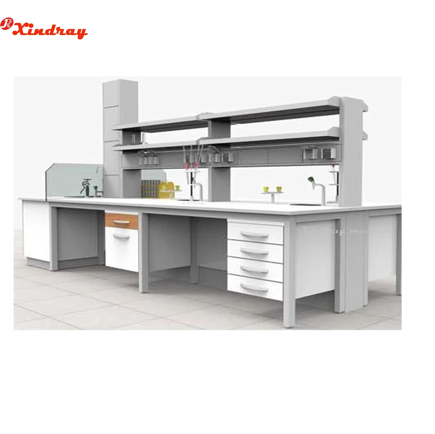 Professional Manufacturer Price Medical Hospital Products Chemical Wholesale/Supplier Bio Steel C-Fram Central Lab Bench Medical Hospital Furniture