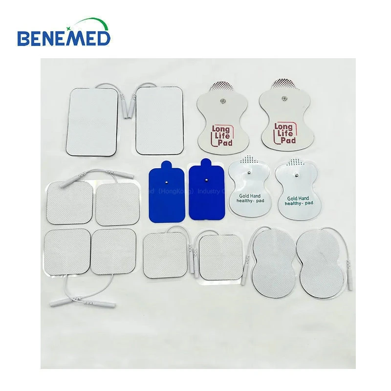 Tens EMS Silicone Rubber Tens Electrode Non-Woven Pin Physiotherapy Electrodes Piece