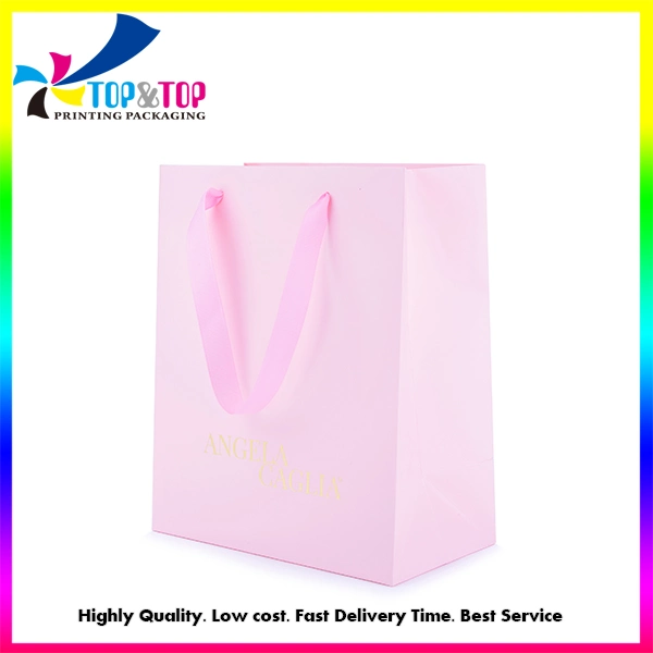 Custom Lovely Pink Cosmetic Packing Box Perfume Gift Box with Shopping Bag Manufacturer