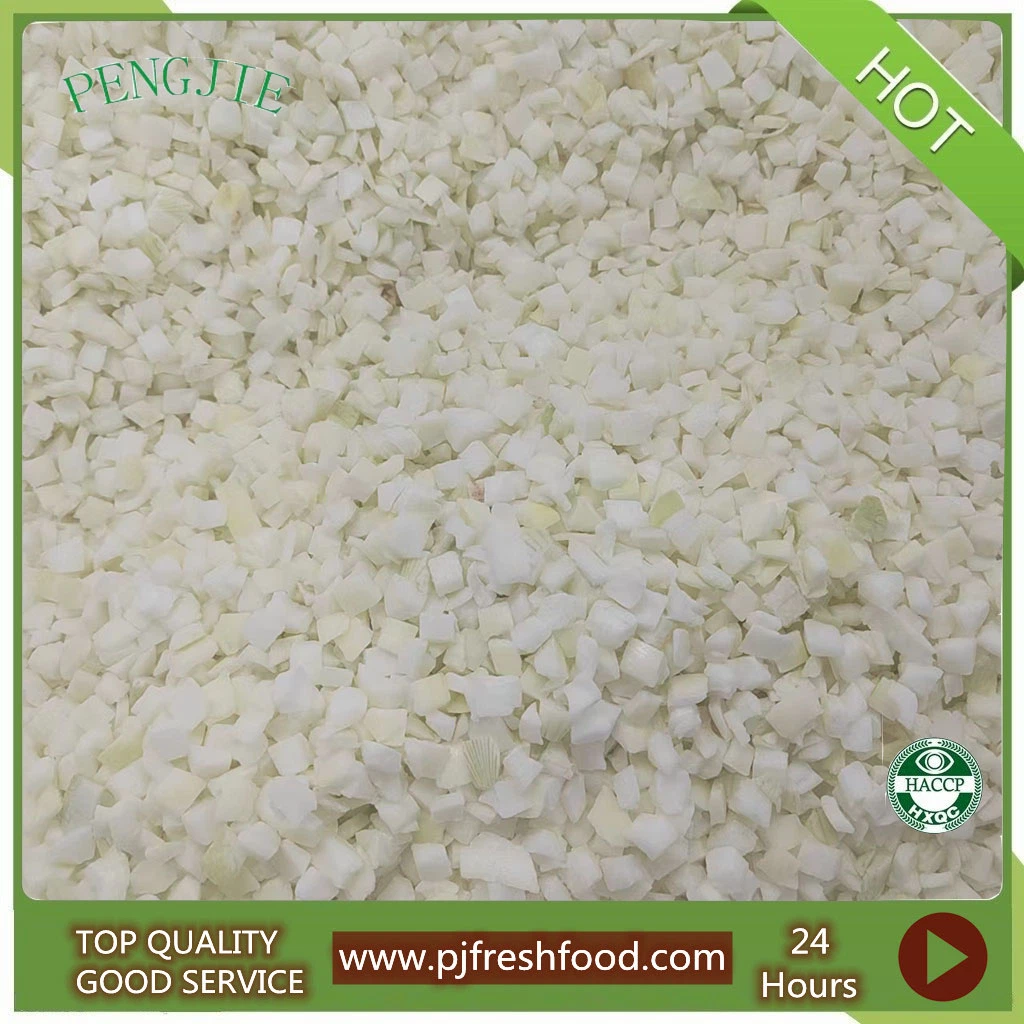 China Frozen Vegetables IQF Frozen Onion Dices with 10*10mm 6*6mm Onion Diced