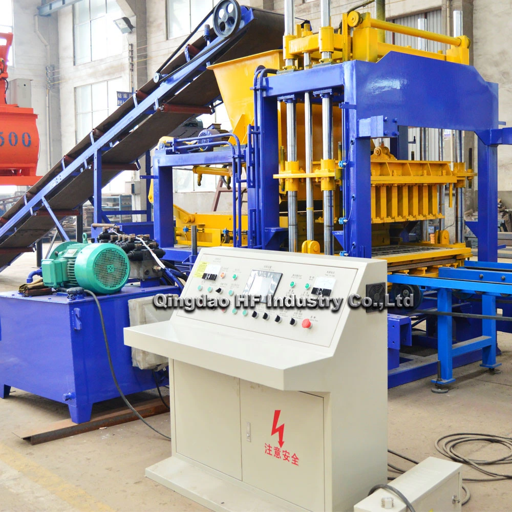 Qt5-15 Automatic Brick Making Machinery Concrete Block Machine Interlocking Bricks Machine