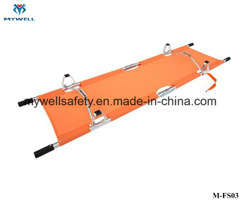 M-Fs03 Professional Manufacturer Aluminum Alloy Folding Medical Stretcher