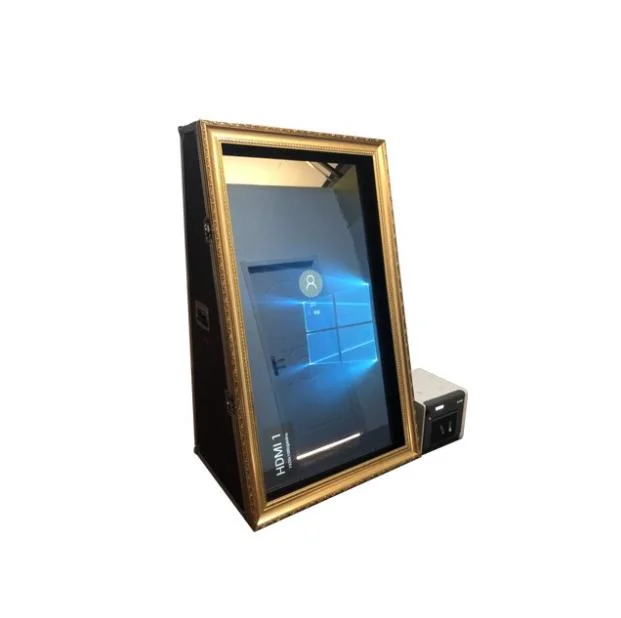 Traditional Popular Touch Screen Magic Mirror Photo Booth Machine Selfie Photobooth Fotomaton Magico Foto De Cabinet for Sale