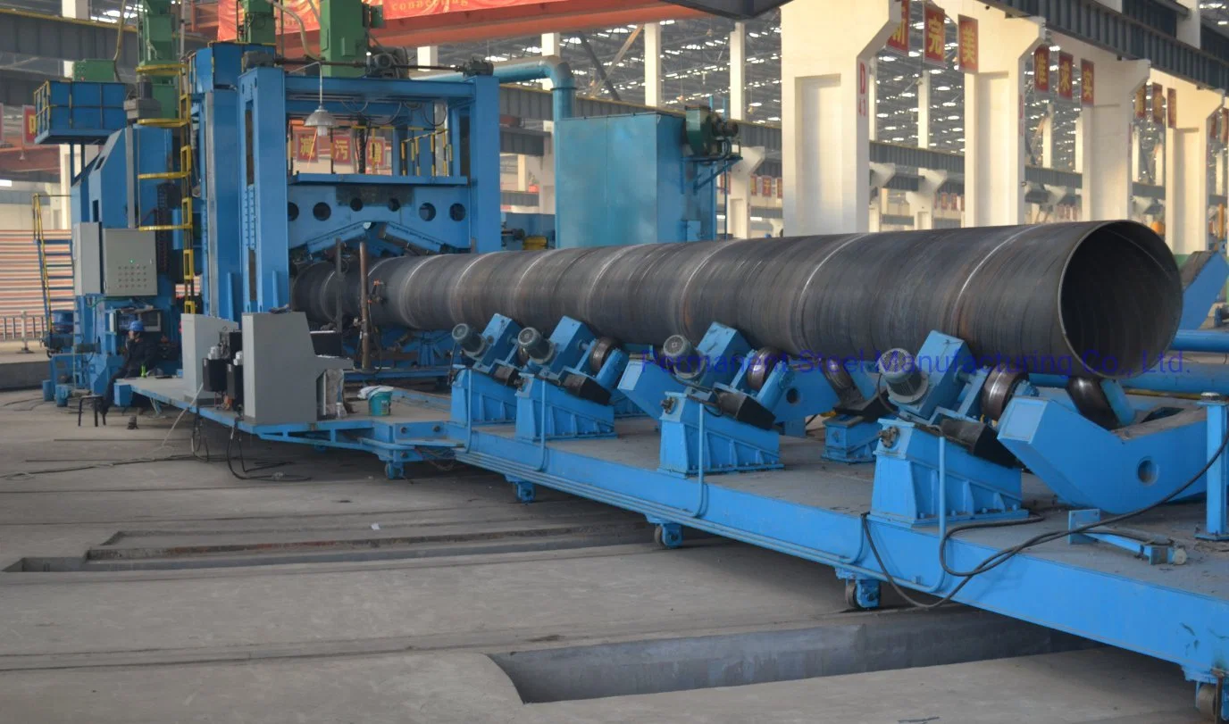 High Strength Spirally Submerged Arc Welding Pipe SSAW Steel Pipe Used for Gas and Oil