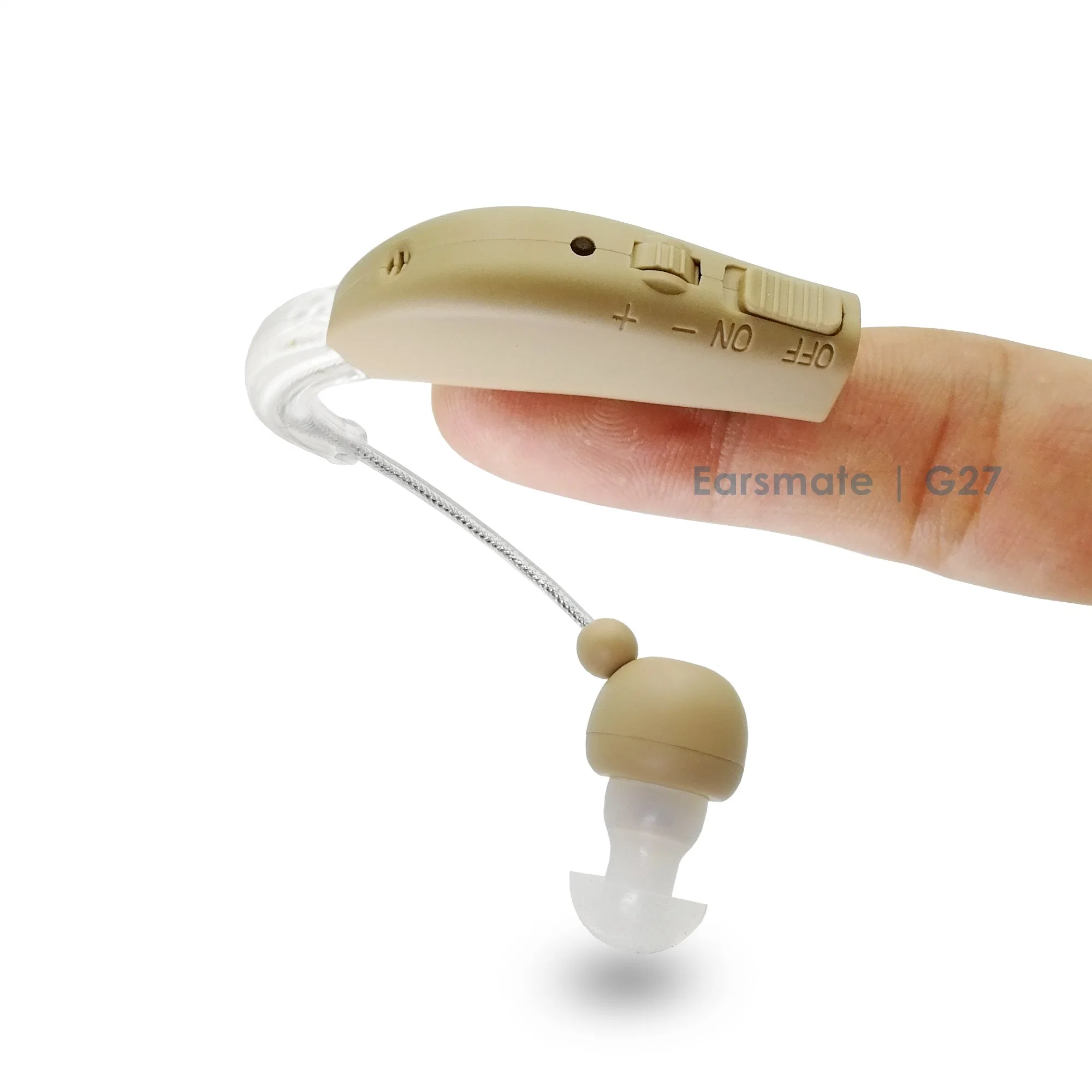 New Digital Ear Sound Device Rechargeable Analog OTC Hearing Aid Product Audifonos Mini Behind The Ear Battery Bte Aids Amplifier Price for Seniors Hearing Loss