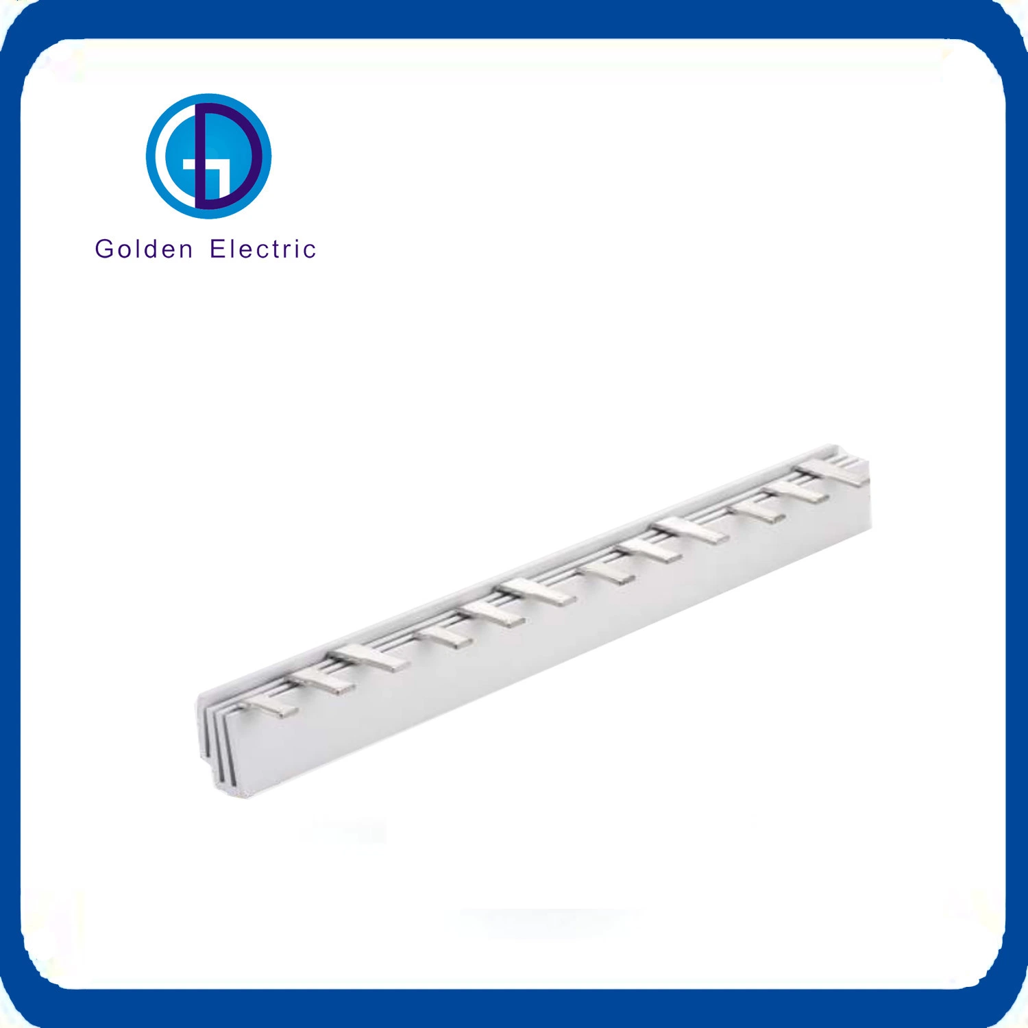 1/2/3/4 Pole Pin & Fork Type CE Certified OEM ODM Electrical Copper Busbar for Mcbs