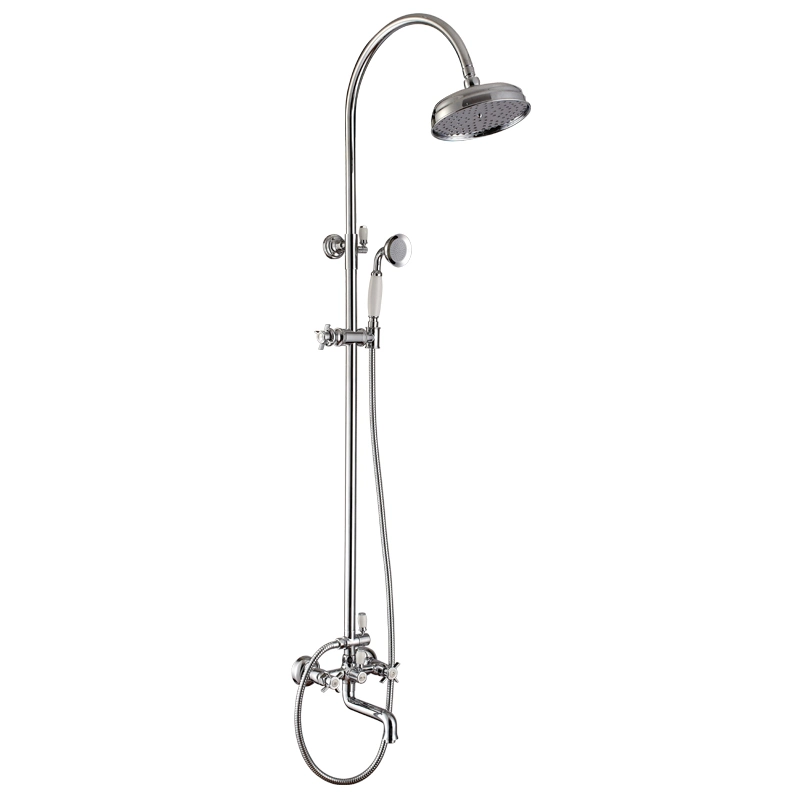Conjunto de chuveiro com banheira e ferragens sanitárias, conjunto de chuveiro com banheira Classic Design