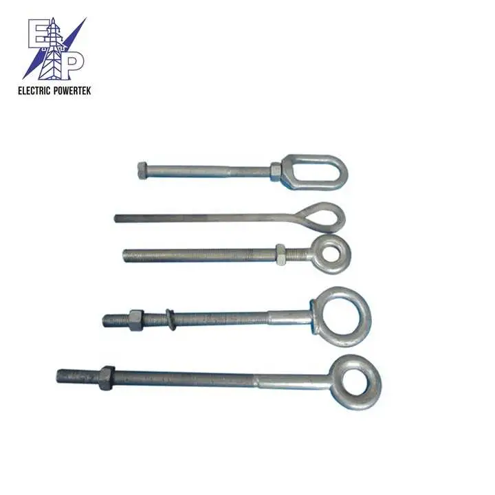 Wholesale/Supplier Transmission Line Electroplated Dumbbell Bar Crossarm Nylon Head Forged Spindle Metal Steel Insulator Pins Foot