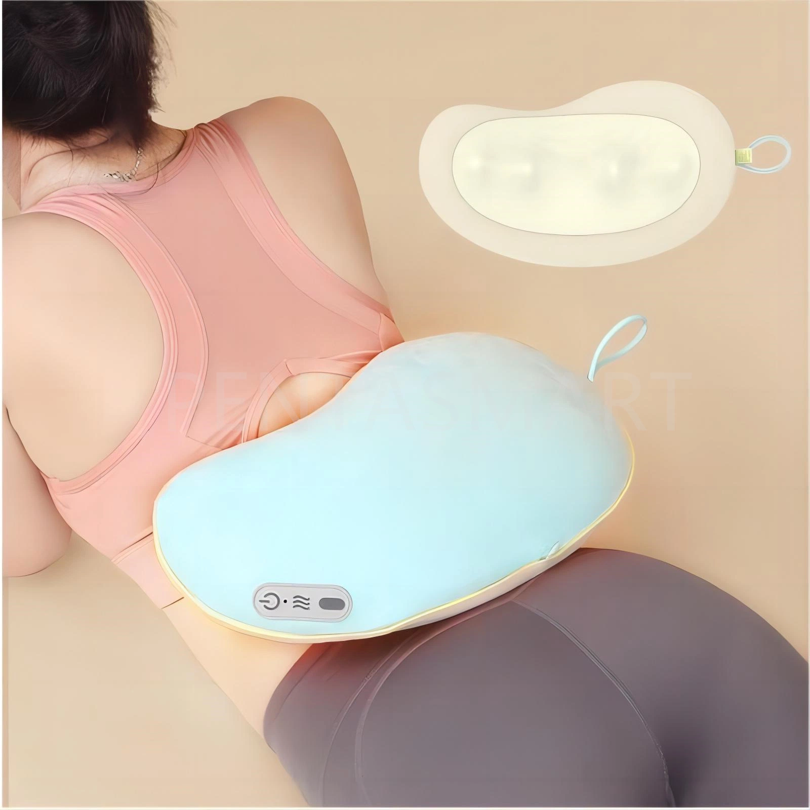 New Cute Mango Cushion Massage Pillow with Heating and Kneading Pain Relief