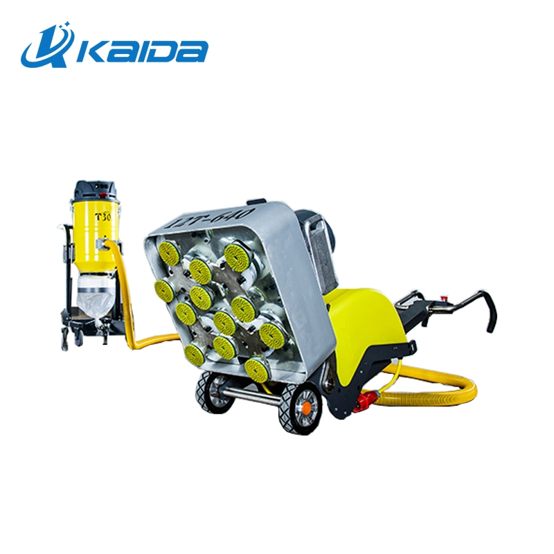 700mm 12 Disc Floor Polishing Concrete Grinder with Vacuum Cleaner