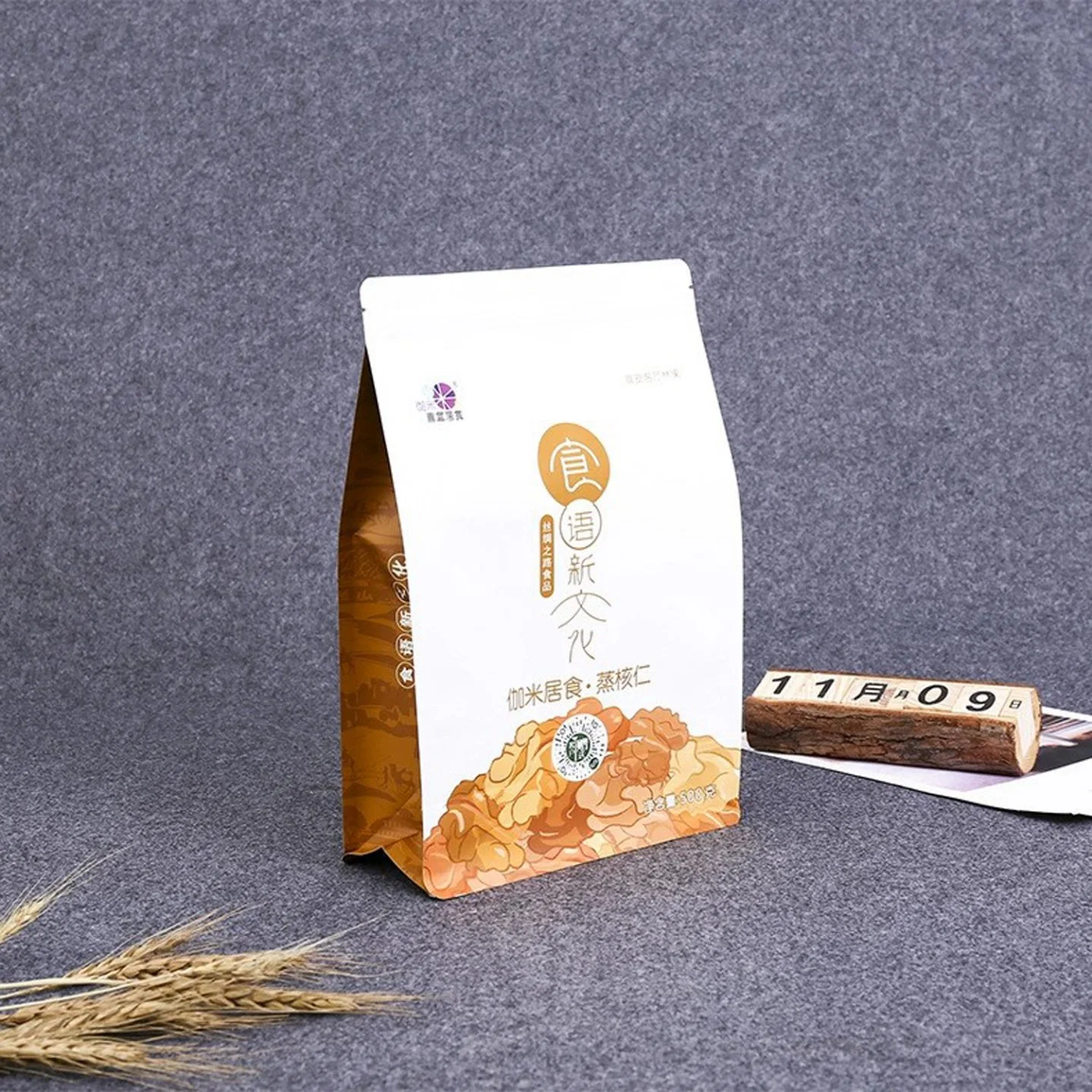 Chestnut Pumpkin Cake Crispy Chips Food Snacks Pastry Gift Package Plastic Bag
