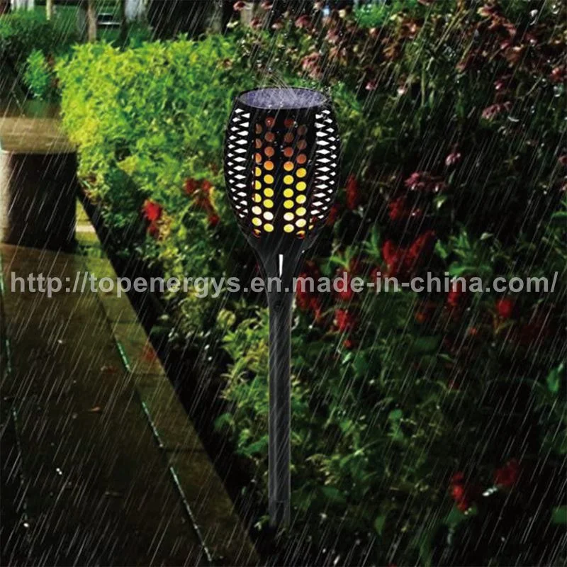 96LEDs Hand-Held Solar Powered LED Flame Torch