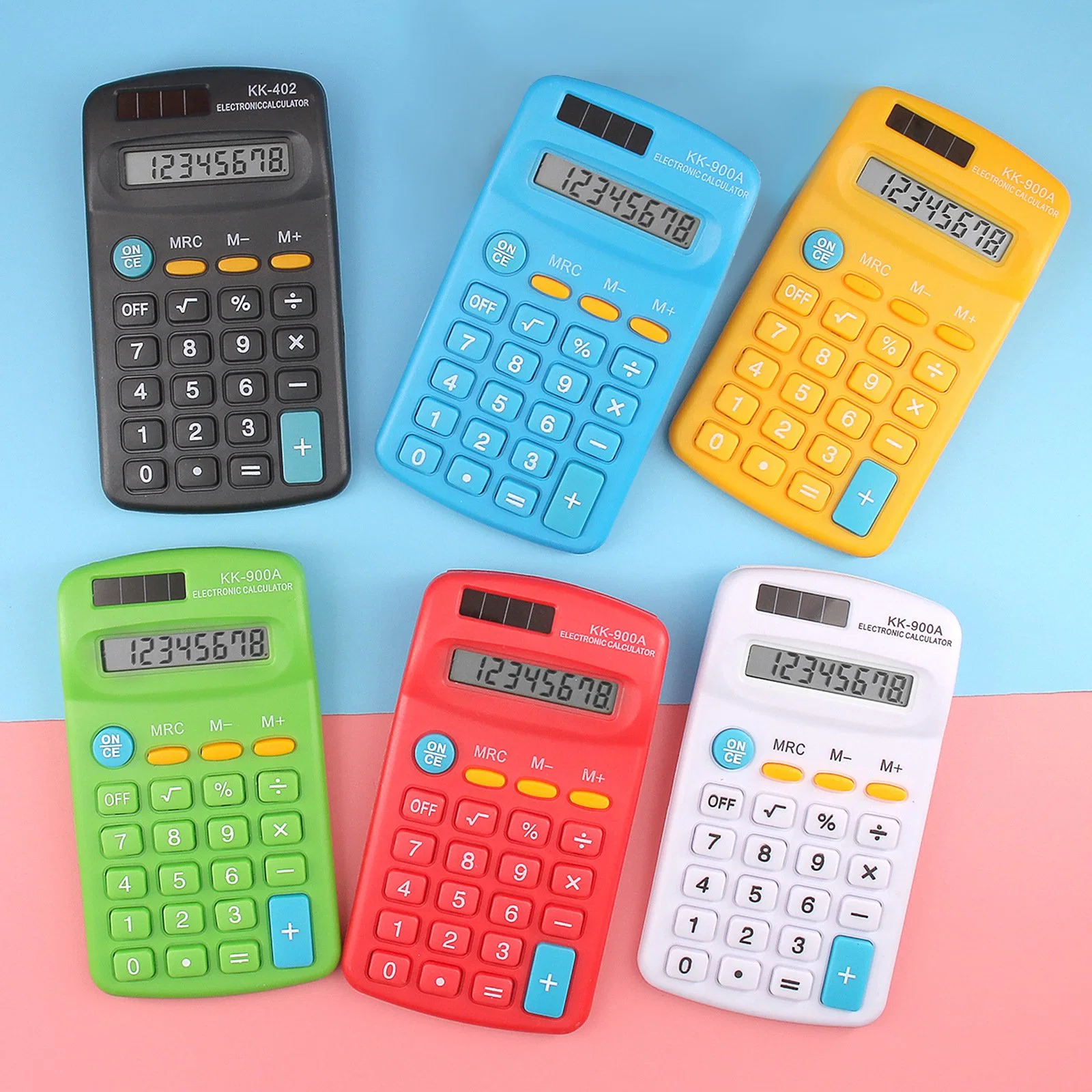 Mini portátil de 8 dígitos calculadora Calculadora para los alumnos/Oficina calculadora de bolsillo